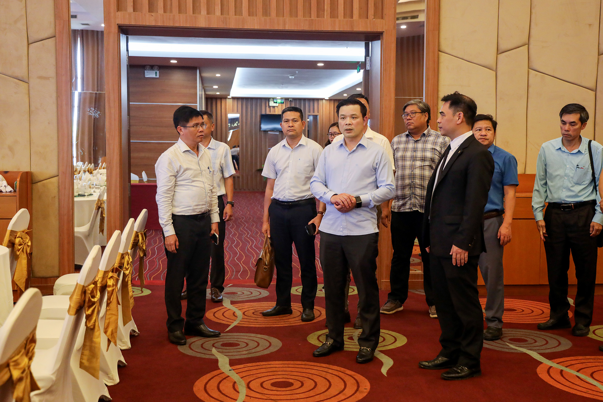 Đoàn công tác kiểm tra tại Khách sạn Mường Thanh Luxury